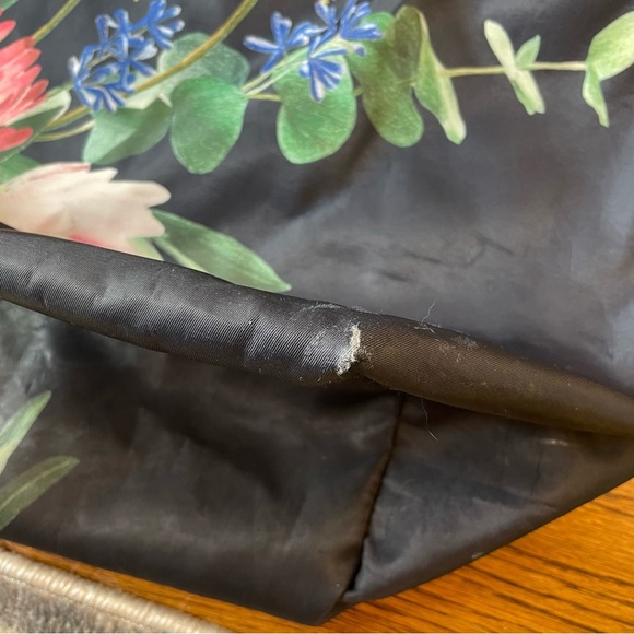 Ted Baker Navy Floral Tote Bag - Picture 2 of 7